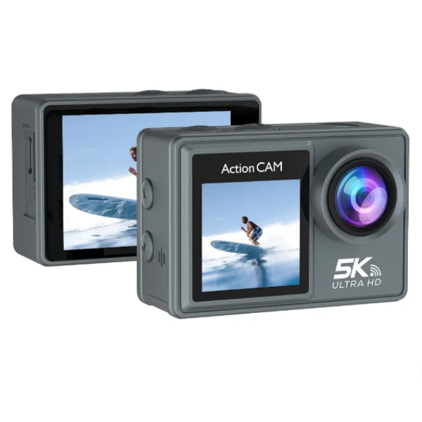 New 5K Ultra 60FPS UHD WIFI Double color  2inch&1.5inch Action Camera EIS Sports cam Remote control Cam Cam