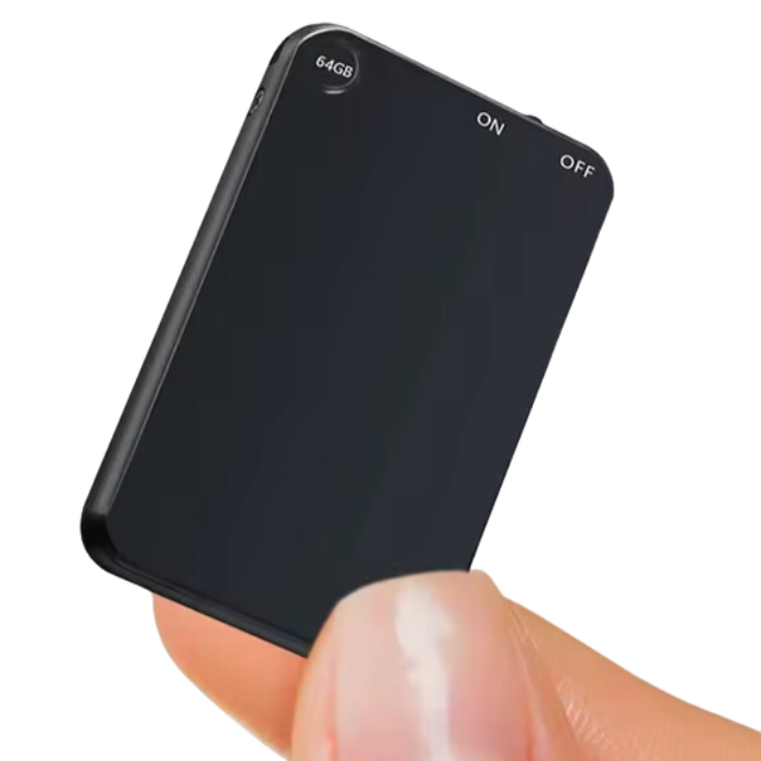 Rechargeable Voice Recorder 64GB Storage and Voice Activated One Key Operation Dictaphone