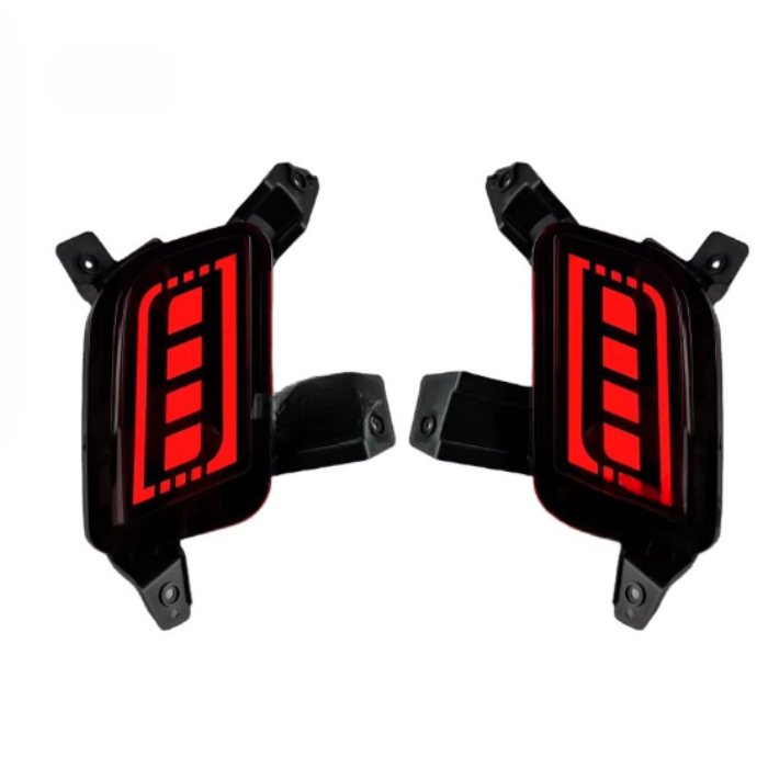 Hyundai Creta LED Bumper Reflector Lights (2024) | Rear LED Reflectors | OEM Fit | Plug & Play | Set of 2