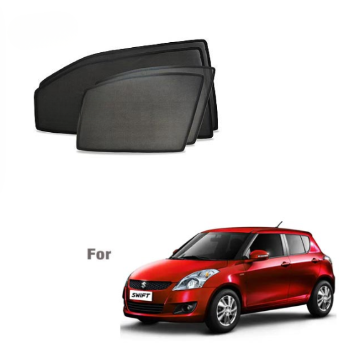 Maruti Swift (2011 to 2017) Half Cut Z Black Sunshades