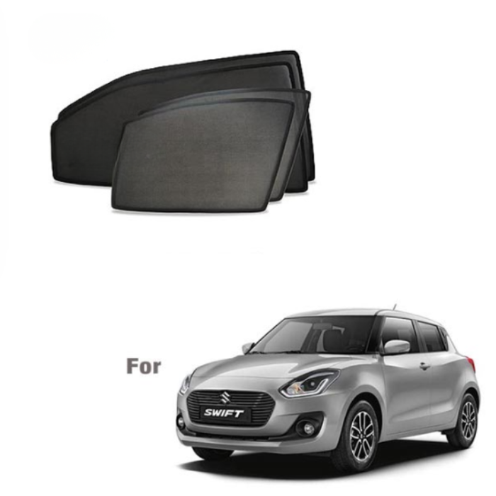 Maruti Swift (2018 to 2024) Half Cut Z Black Sunshades
