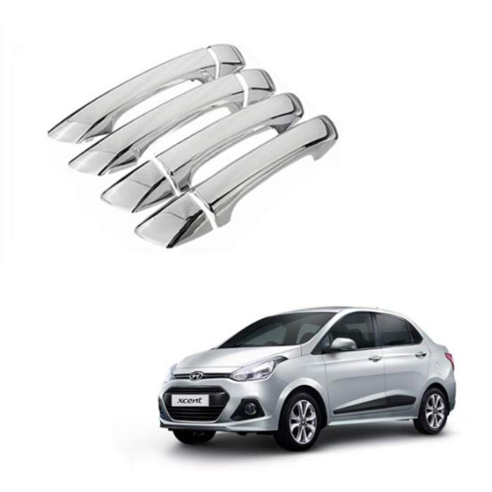 Hyundai Xcent Chrome Handle Covers - Set of 4 Pieces