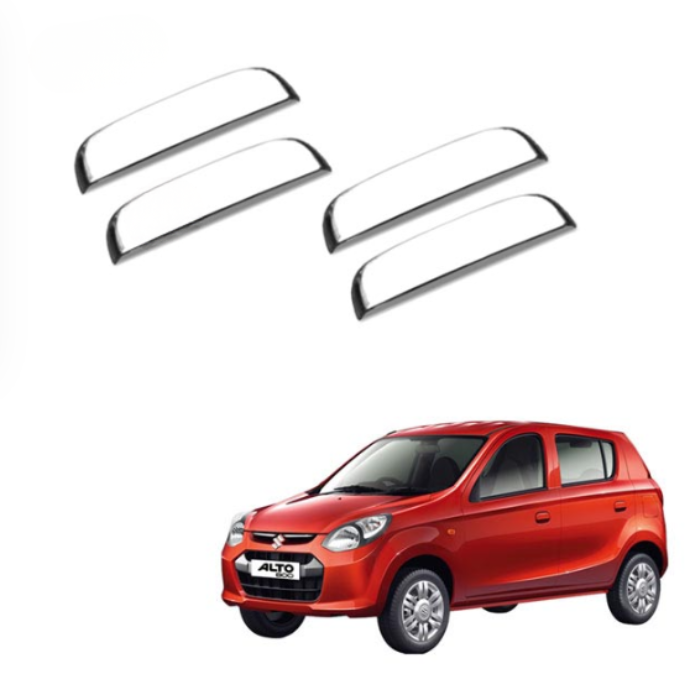Maruti Alto800 Chrome Handle Covers - Set of 4 Pieces