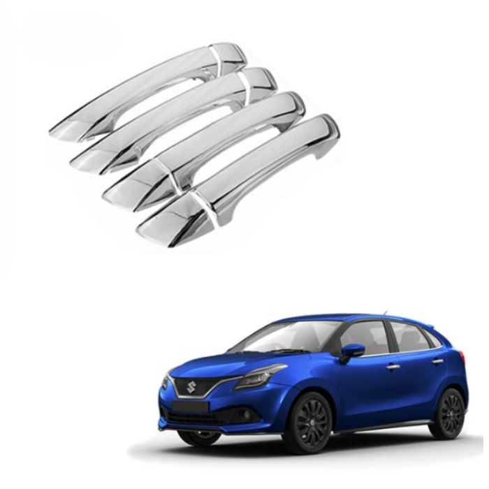 Maruti Baleno (2015 to 2021) Chrome Handle Covers - Set of 4 Pieces