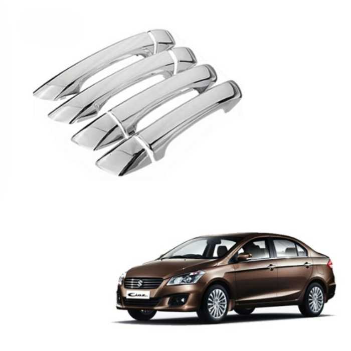 Maruti Ciaz Chrome Handle Covers - Set of 4 Pieces