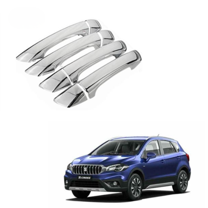 Maruti S-Cross Chrome Handle Covers - Set of 4 Pieces