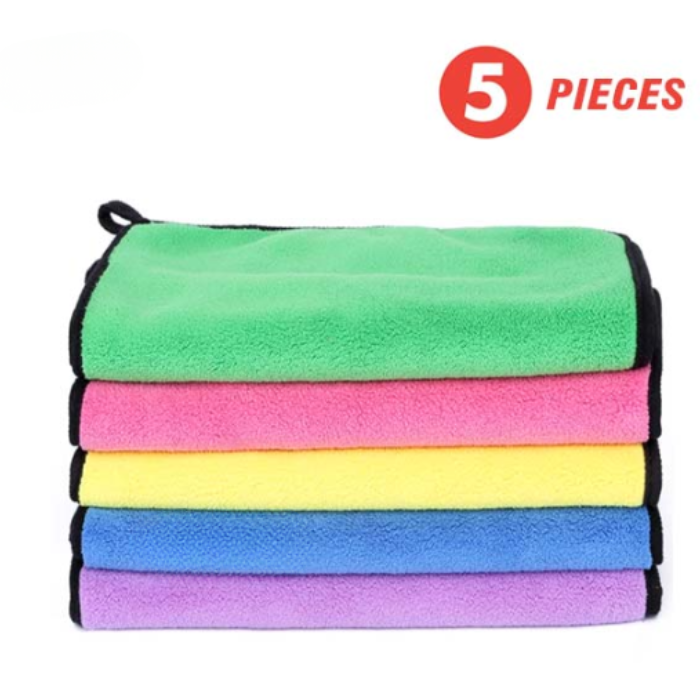 Imported Microfiber Cleaning Clothes (40 x 40 cm) - Set of 5