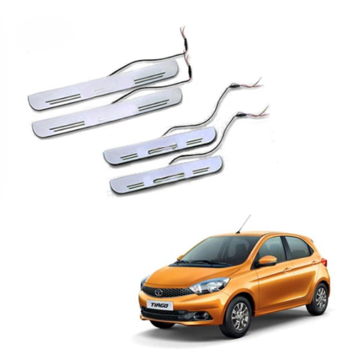 Tata Tiago - LED Door Sill Scuff Plates - Acrylic