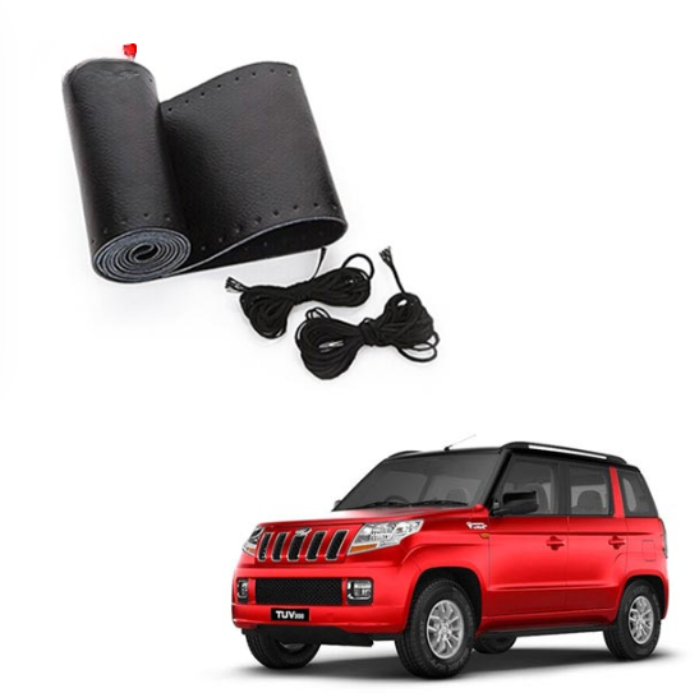 Mahindra TUV300 - Generic Steering Cover - Stitchable Type