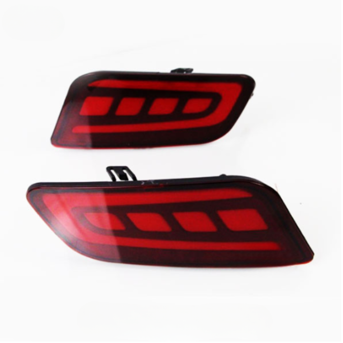 Ford Endeavour LED Reflectors (2015–2021) | Rear Bumper LED Reflector Lights | OEM Fit | Plug & Play | Set of 2